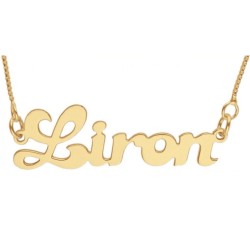 Gold Plated Personalized English Name Neckla... | Personalized Jewelry