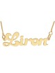 Gold Plated Personalized English Name Neckla... | Personalized Jewelry