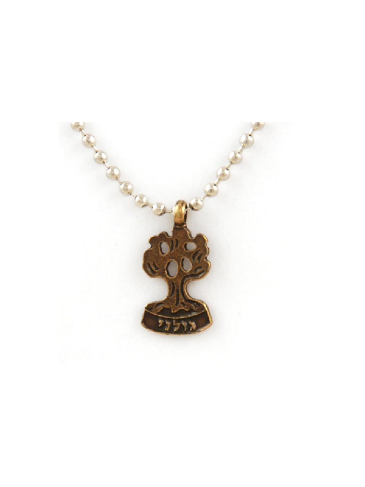 Collier Bronze Pendentif Armée Israélienne avec Golani Tre... | Armée israélienne