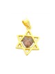Gold Filled Amethyst Star of David Pendant | Jewish Gift from Israel