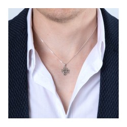 Sterling Silver Pendant Necklace Ani Ledodi I Am F... | Jewish Pendant