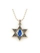 Collier Pendentif Étoile de David avec Hamsa Réfléchissant... | Armée israélienne