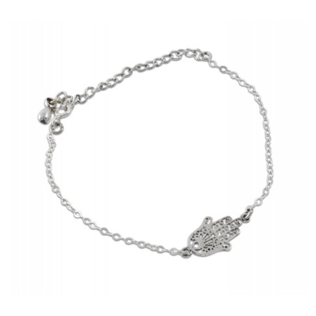 AJDesign 925 Sterling Silver Bracelet Hamsa Hand Ornament | AJDesign