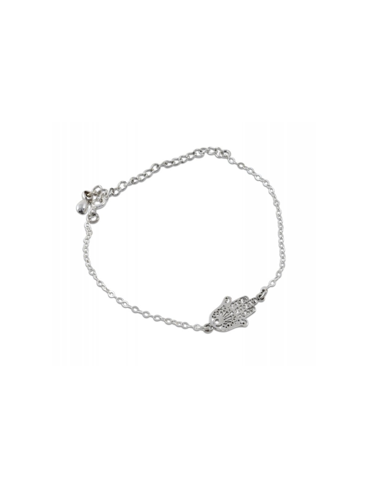 AJDesign 925 Sterling Silver Bracelet Hamsa Hand Ornament | AJDesign