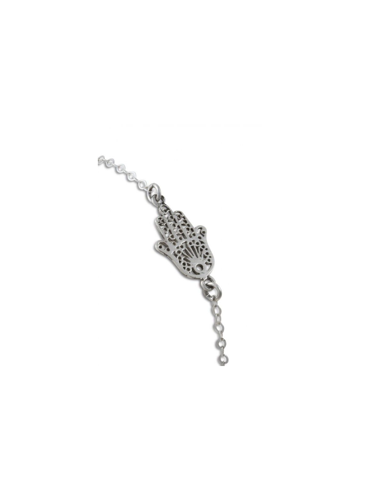 AJDesign 925 Sterling Silver Bracelet Hamsa Hand Ornament | AJDesign
