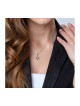 Sterling Silver and Gold Plated Pendant N... | Jewish Gift from Israel