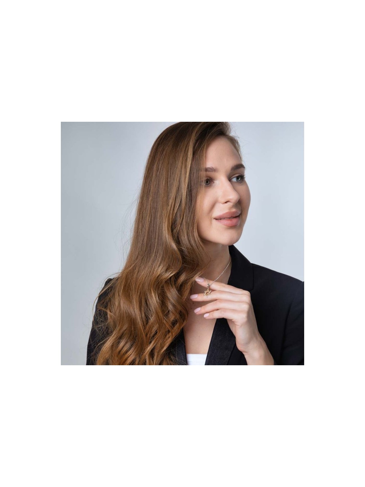 Sterling Silver and Gold Plated Pendant N... | Jewish Gift from Israel