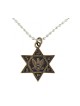 Collier Bronze Étoile de David Pendentif IDF avec Air F... | Armée israélienne
