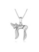 Sterling Silver Necklace Chai Hebrew Le... | Chai Necklaces & Pendants