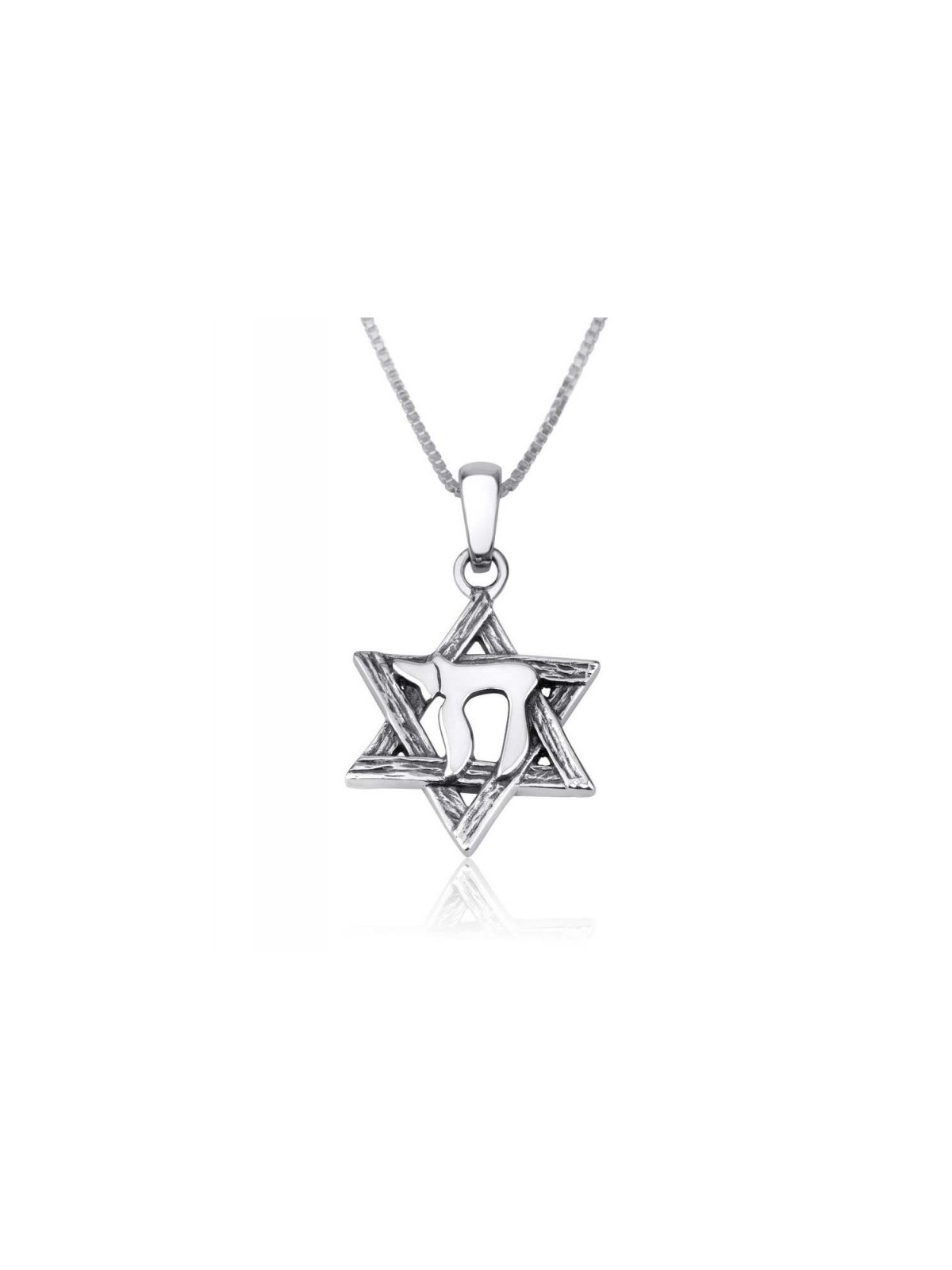 Sterling Silver Pendant Necklace Engrav... | Chai Necklaces & Pendants
