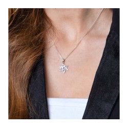 Sterling Silver Pendant Necklace Engrav... | Chai Necklaces & Pendants