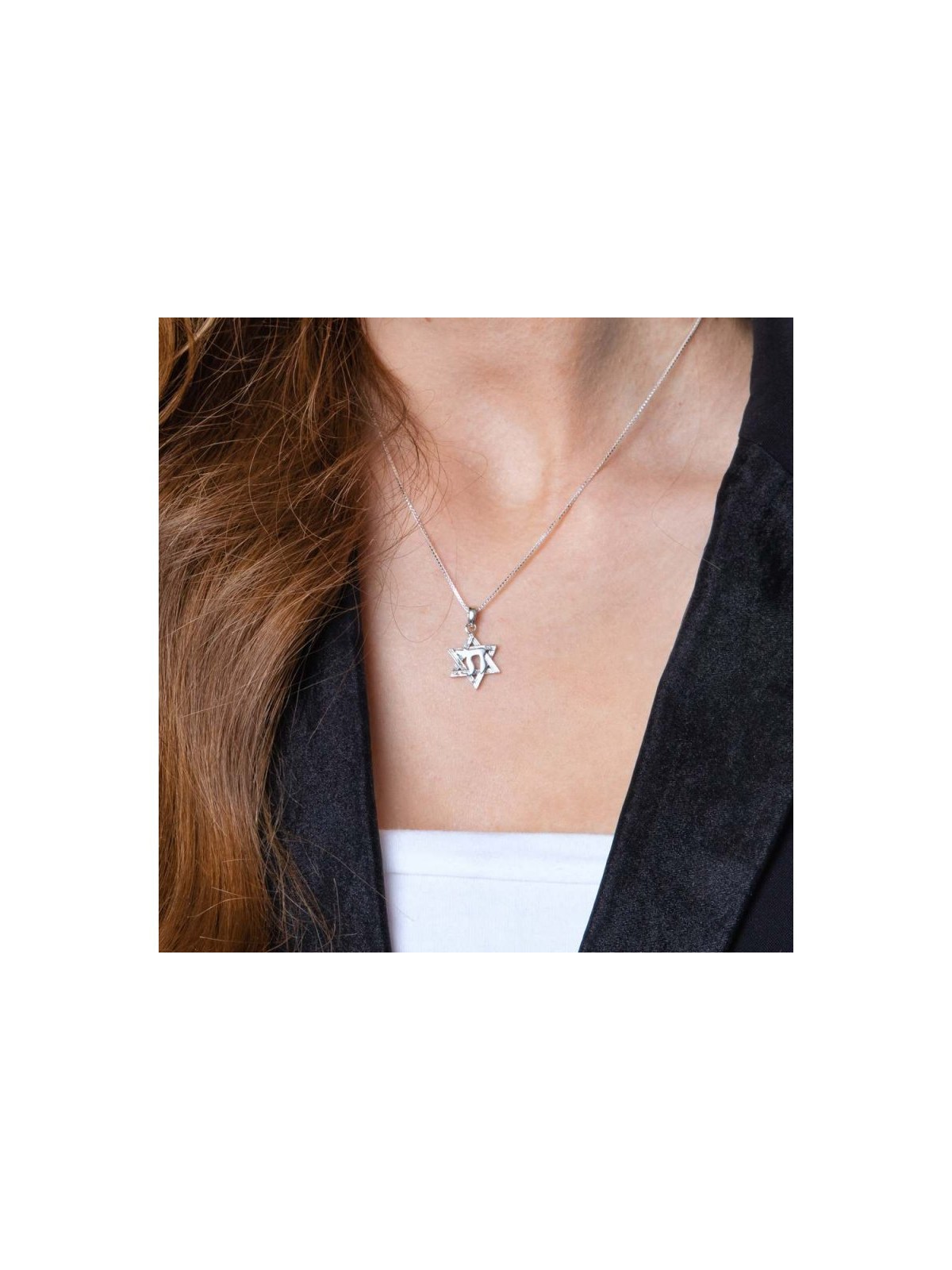 Sterling Silver Pendant Necklace Engrav... | Chai Necklaces & Pendants