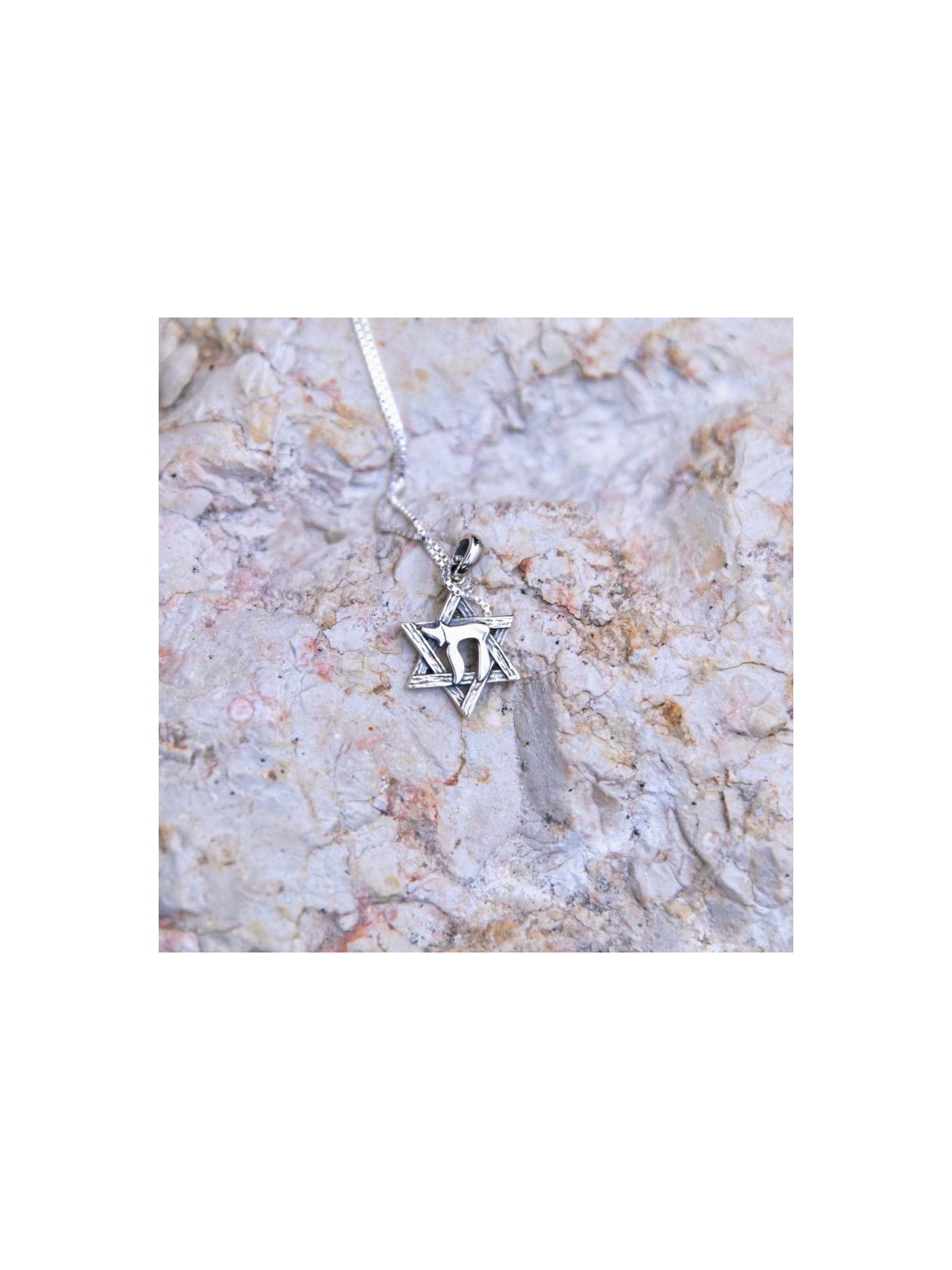 Sterling Silver Pendant Necklace Engrav... | Chai Necklaces & Pendants