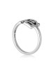 Bague en argent sterling avec lettres hébraïques découpées de... | Anneaux juifs