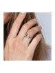 Bague en argent sterling avec lettres hébraïques découpées de... | Anneaux juifs