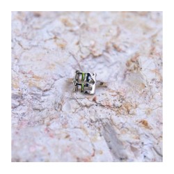 Sterling Silver Ring with Cut Out Hebrew Letters of ... | Jewish Rings