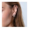 Sterling Silver Earrings Interlocking Star of David | Earrings