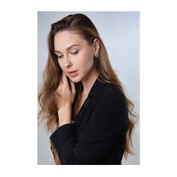 Sterling Silver Earrings Interlocking Star of David | Earrings