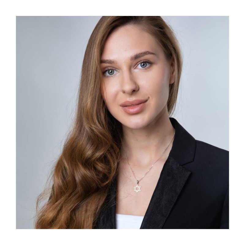 Sterling Silver and Gold Plated Pendant N... | Jewish Gift from Israel