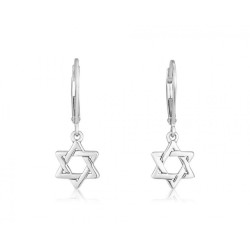 Sterling Silver Earrings Star of David | Earrings