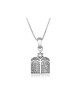 Sterling Silver Necklace Ten Commandments Tablet D... | Jewish Pendant