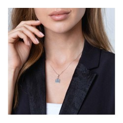 Sterling Silver Necklace Ten Commandments Tablet D... | Jewish Pendant