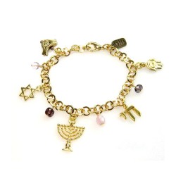 Judaica Charm Bracelet by Edita | Bracelet by Edita Jewelry