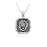 Sterling Silver Pendant Necklace Lion of Judah on ... | Jewish Pendant