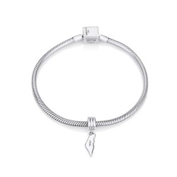 Sterling Silver Israel Map Charm | Judaica Charms
