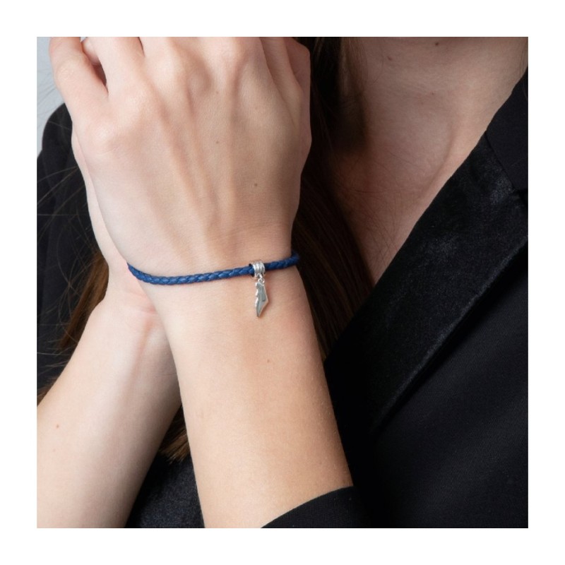 Sterling Silver Israel Map Charm | Judaica Charms