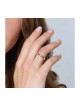 Bague double en argent sterling et plaqué or This Too... | Anneaux juifs