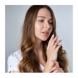 Sterling Silver and Gold Plated Double Ring This Too... | Jewish Rings