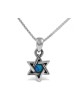 Star of David with Small Cultured Opal 925 Sterling Silv... | AJDesign