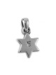 Star of David with Small Cultured Opal 925 Sterling Silv... | AJDesign