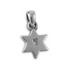 Star of David with Small Cultured Opal 925 Sterling Silv... | AJDesign