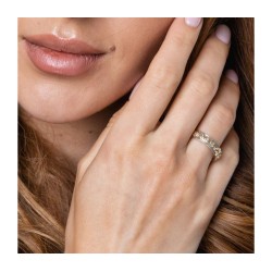 Sterling Silver and Gold Plated Ring Psalm Protectio... | Jewish Rings