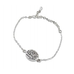 AJDesign 925 Sterling Silver Bracelet Circular Disc with... | AJDesign