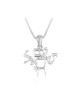 Sterling Silver Pendant Necklace Am Yisrael Chai H... | Jewish Pendant