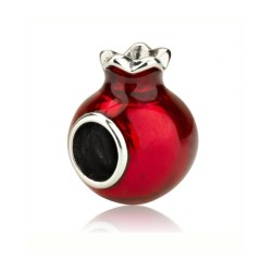 Sterling Silver Pomegranate Bracelet Charm | Judaica Charms