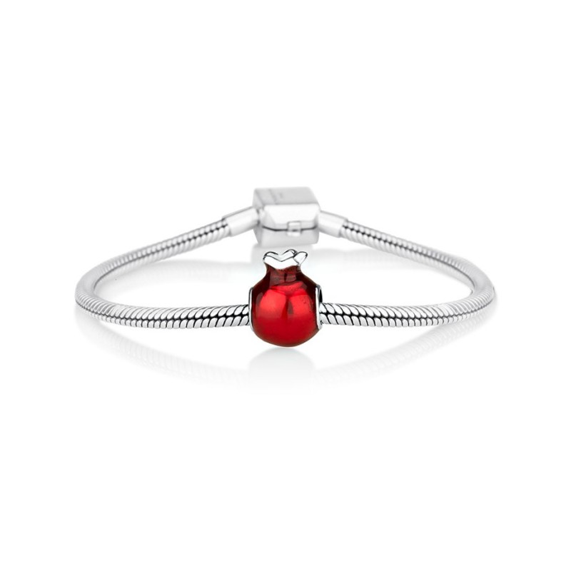 Sterling Silver Pomegranate Bracelet Charm | Judaica Charms
