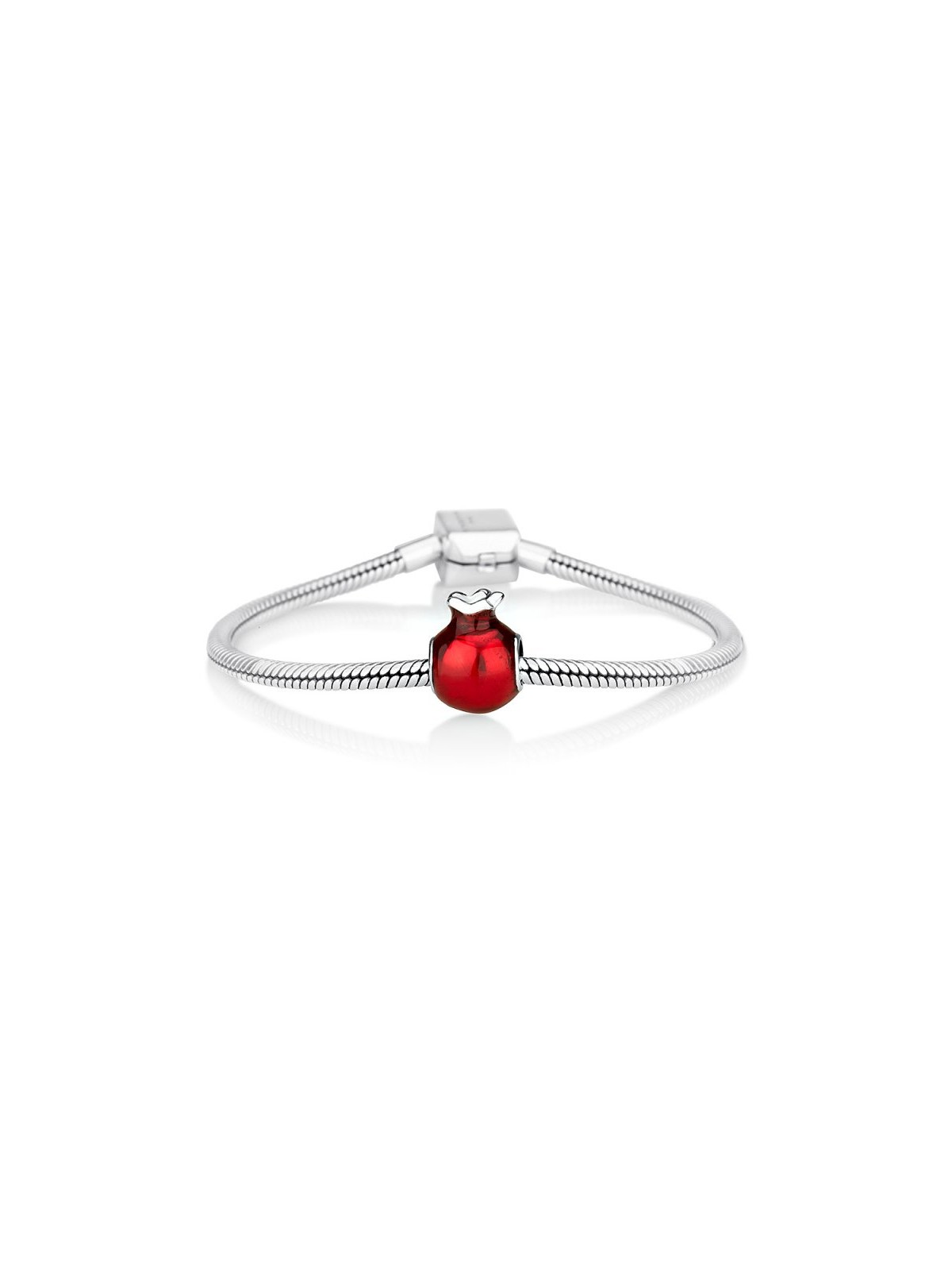Sterling Silver Pomegranate Bracelet Charm | Judaica Charms