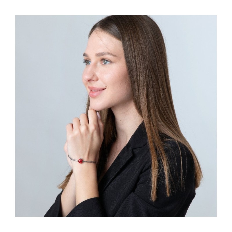 Sterling Silver Pomegranate Bracelet Charm | Judaica Charms