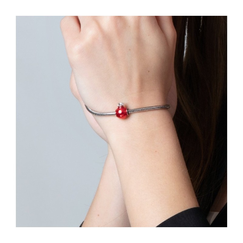 Sterling Silver Pomegranate Bracelet Charm | Judaica Charms