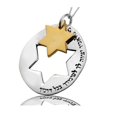 Star of David Necklace for Safeguard by HaAri Jewi... | Jewish Pendant