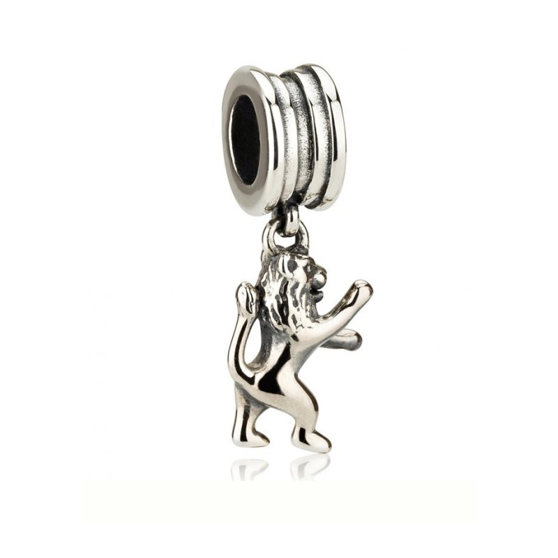 Silver Lion of Judah Bracelet Charm | Judaica Charms