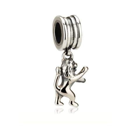 Silver Lion of Judah Bracelet Charm | Judaica Charms