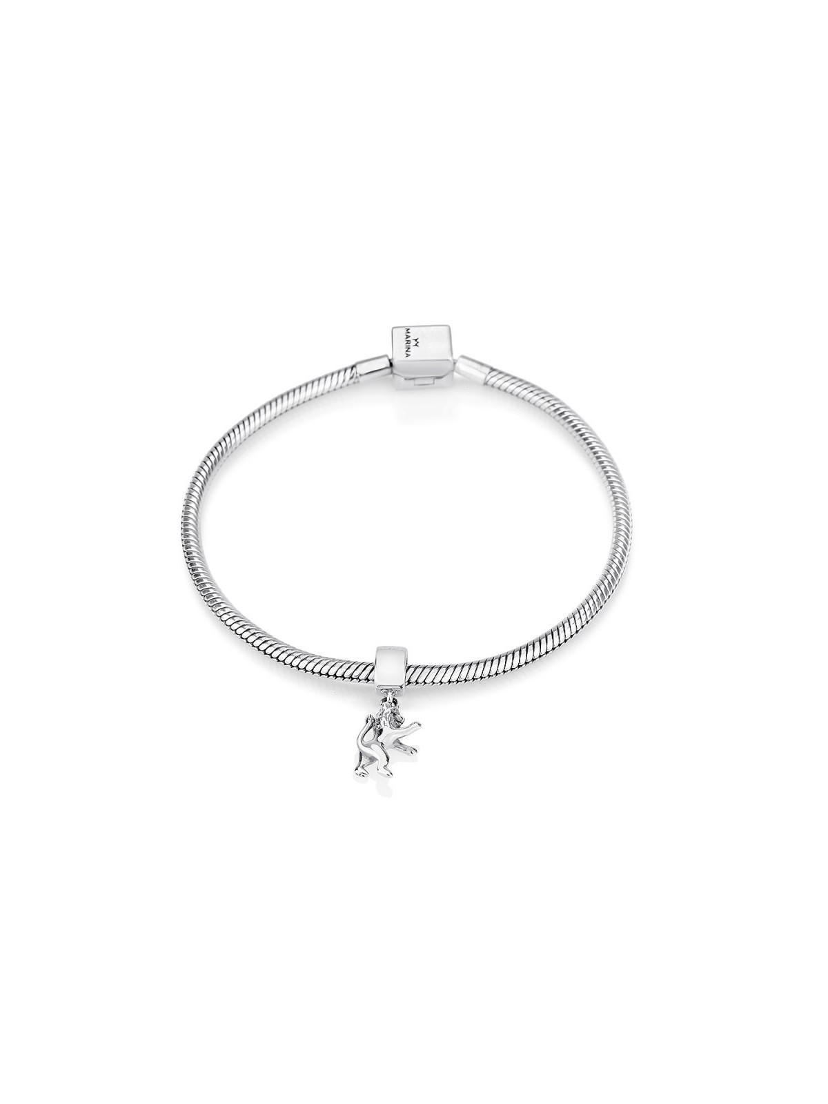 Silver Lion of Judah Bracelet Charm | Judaica Charms