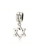 Classic Dangling Silver Star of David Charm | Judaica Charms