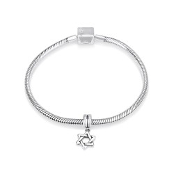 Classic Dangling Silver Star of David Charm | Judaica Charms