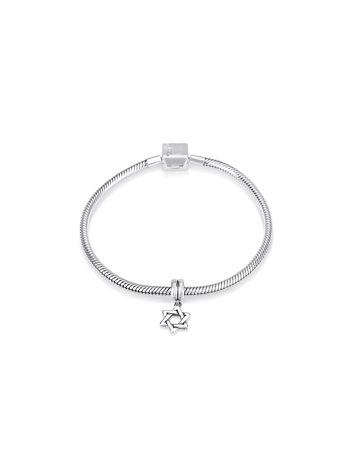 Classic Dangling Silver Star of David Charm | Judaica Charms